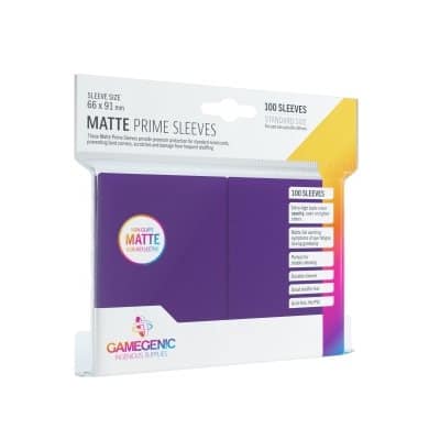 Gamegenic: Sleeves Matte Prime Purple 100 image 0